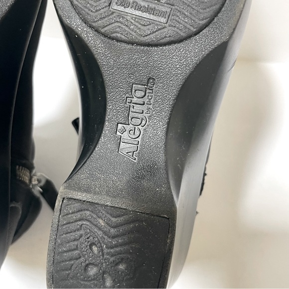 Alegria Sloan Zip Wedge Stretch Ankle Boot Size 6-6.5/EU 36 - Picture 16 of 16